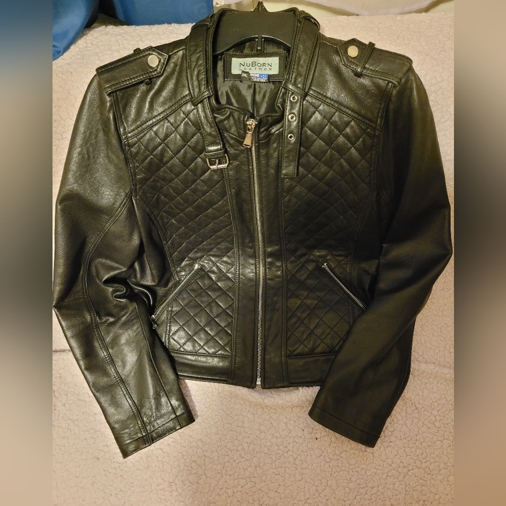 3xl Womens Genuine Leather Jacket